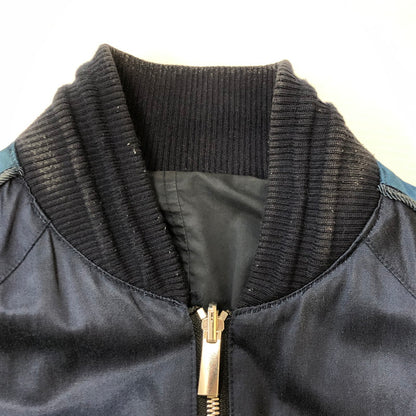 【中古品】【メンズ】 junhashimoto ジュンハシモト 17SS SKA-JACKET NARROW MA-1 104171000 スカジャケット ナロー リバーシブルスカジャン アウター 140-250621-yo-08-tei サイズ：2 カラー：ネイビー/ネイビー 万代Net店