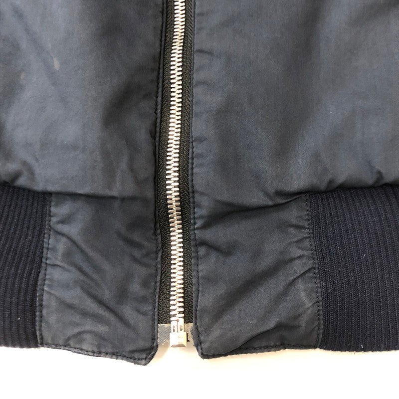 【中古品】【メンズ】 junhashimoto ジュンハシモト 17SS SKA-JACKET NARROW MA-1 104171000 スカジャケット ナロー リバーシブルスカジャン アウター 140-250621-yo-08-tei サイズ：2 カラー：ネイビー/ネイビー 万代Net店