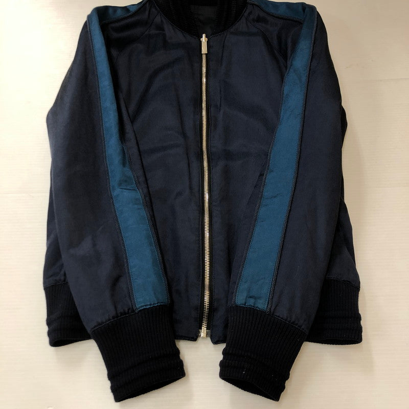 【中古品】【メンズ】 junhashimoto ジュンハシモト 17SS SKA-JACKET NARROW MA-1 104171000 スカジャケット ナロー リバーシブルスカジャン アウター 140-250621-yo-08-tei サイズ：2 カラー：ネイビー/ネイビー 万代Net店