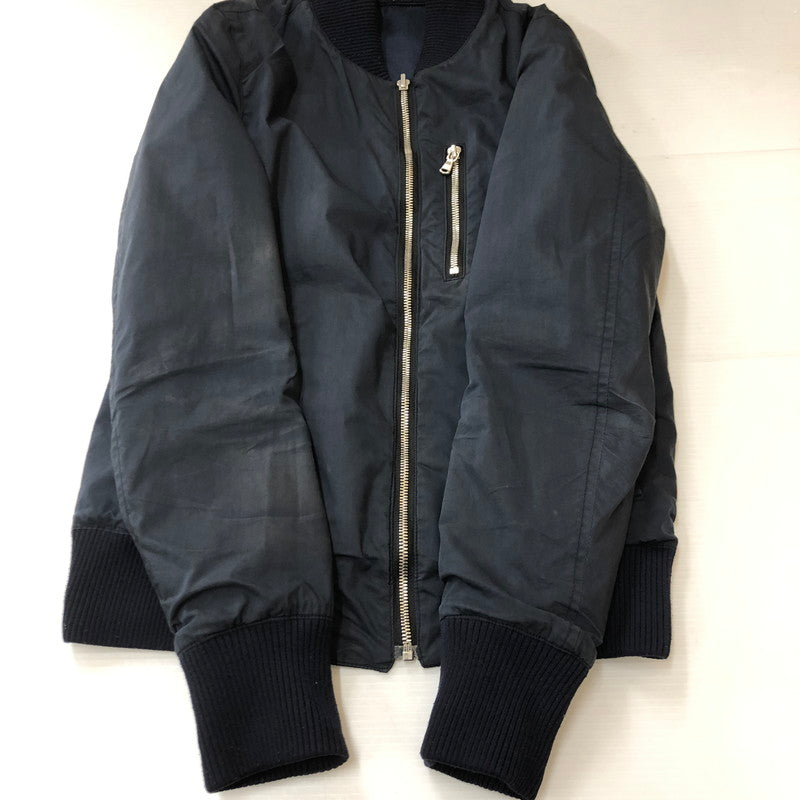 【中古品】【メンズ】 junhashimoto ジュンハシモト 17SS SKA-JACKET NARROW MA-1 104171000 スカジャケット ナロー リバーシブルスカジャン アウター 140-250621-yo-08-tei サイズ：2 カラー：ネイビー/ネイビー 万代Net店
