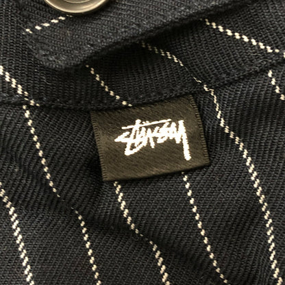 【中古品】【メンズ】 24SS VOLUME PLEATED SHORT WRINKLED STRIPE 112314 リンクルストライプ ボリューム プリーツハーフパンツ ボトムス ショートパンツ ショーツ 153-250618-kk-25-fuzh サイズ：28 カラー：ネイビー 万代Net店