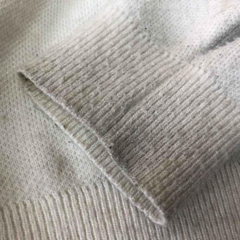 【中古品】【メンズ】 STUSSY ステューシー 24SS HALF ZIP MOCK NECK SWEATER 117219 ハーフジップ モックネック セーター 長袖 トップス トレーナー 142-251120-yy-06-tei サイズ：S カラー：アイボリー 万代Net店