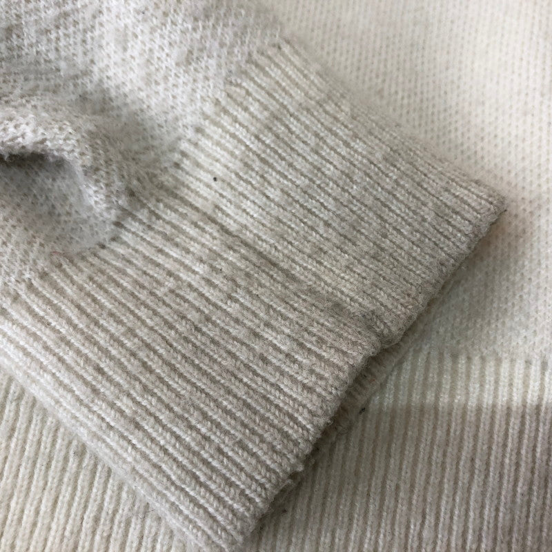 【中古品】【メンズ】 STUSSY ステューシー 24SS HALF ZIP MOCK NECK SWEATER 117219 ハーフジップ モックネック セーター 長袖 トップス トレーナー 142-251120-yy-06-tei サイズ：S カラー：アイボリー 万代Net店