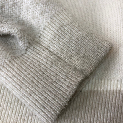 【中古品】【メンズ】 STUSSY ステューシー 24SS HALF ZIP MOCK NECK SWEATER 117219 ハーフジップ モックネック セーター 長袖 トップス トレーナー 142-251120-yy-06-tei サイズ：S カラー：アイボリー 万代Net店
