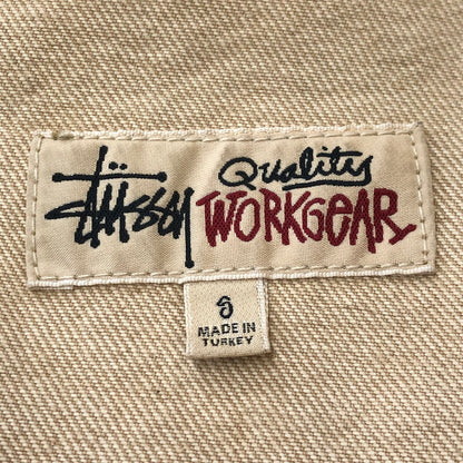 【中古品】【メンズ】 STUSSY ステューシー DENIM ZIP WORK JACKET 115682 デニム ジップ ワークジャケット ライトアウター 142-250618-kk-08-fuz サイズ：S カラー：ベージュ 万代Net店