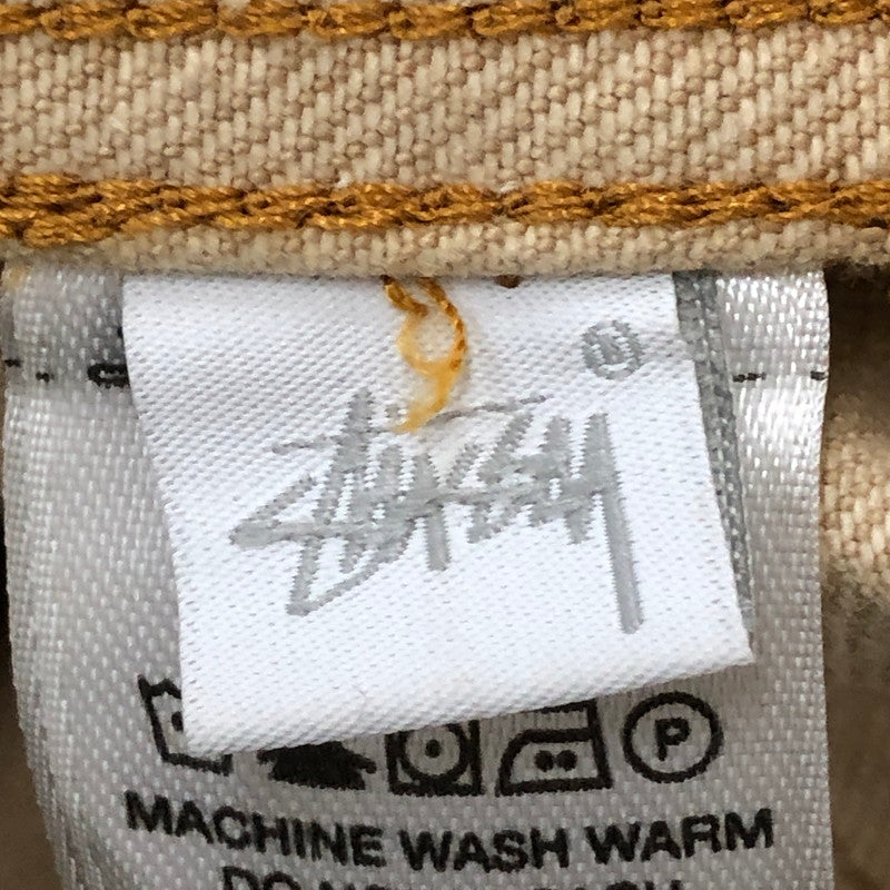 【中古品】【メンズ】 STUSSY ステューシー DENIM ZIP WORK JACKET 115682 デニム ジップ ワークジャケット ライトアウター 142-250618-kk-08-fuz サイズ：S カラー：ベージュ 万代Net店