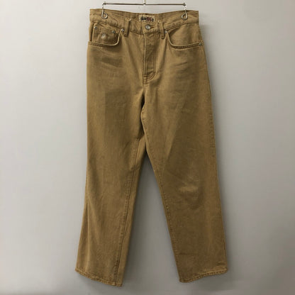 【中古品】【メンズ】 STUSSY ステューシー BIG OL' JEAN DENIM 116599 14.5oz コットンデニム バギーフィット ジーンズ ボトムス カラーデニムパンツ 153-250618-kk-26-fuz サイズ：28 カラー：ベージュ 万代Net店