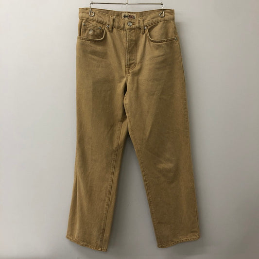 【中古品】【メンズ】 STUSSY ステューシー BIG OL' JEAN DENIM 116599 14.5oz コットンデニム バギーフィット ジーンズ ボトムス カラーデニムパンツ 153-250618-kk-26-fuz サイズ：28 カラー：ベージュ 万代Net店