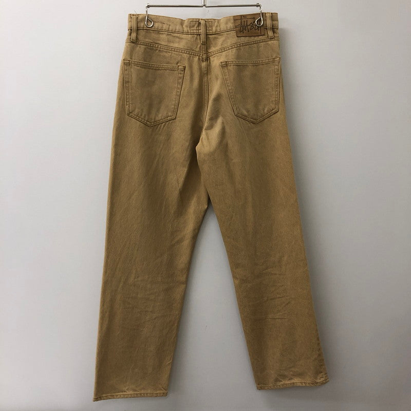 【中古品】【メンズ】 STUSSY ステューシー BIG OL' JEAN DENIM 116599 14.5oz コットンデニム バギーフィット ジーンズ ボトムス カラーデニムパンツ 153-250618-kk-26-fuz サイズ：28 カラー：ベージュ 万代Net店