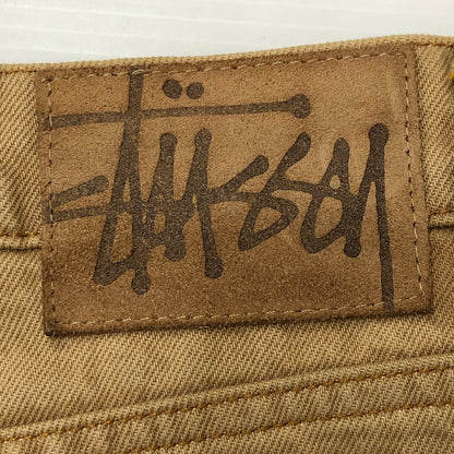 【中古品】【メンズ】 STUSSY ステューシー BIG OL' JEAN DENIM 116599 14.5oz コットンデニム バギーフィット ジーンズ ボトムス カラーデニムパンツ 153-250618-kk-26-fuz サイズ：28 カラー：ベージュ 万代Net店