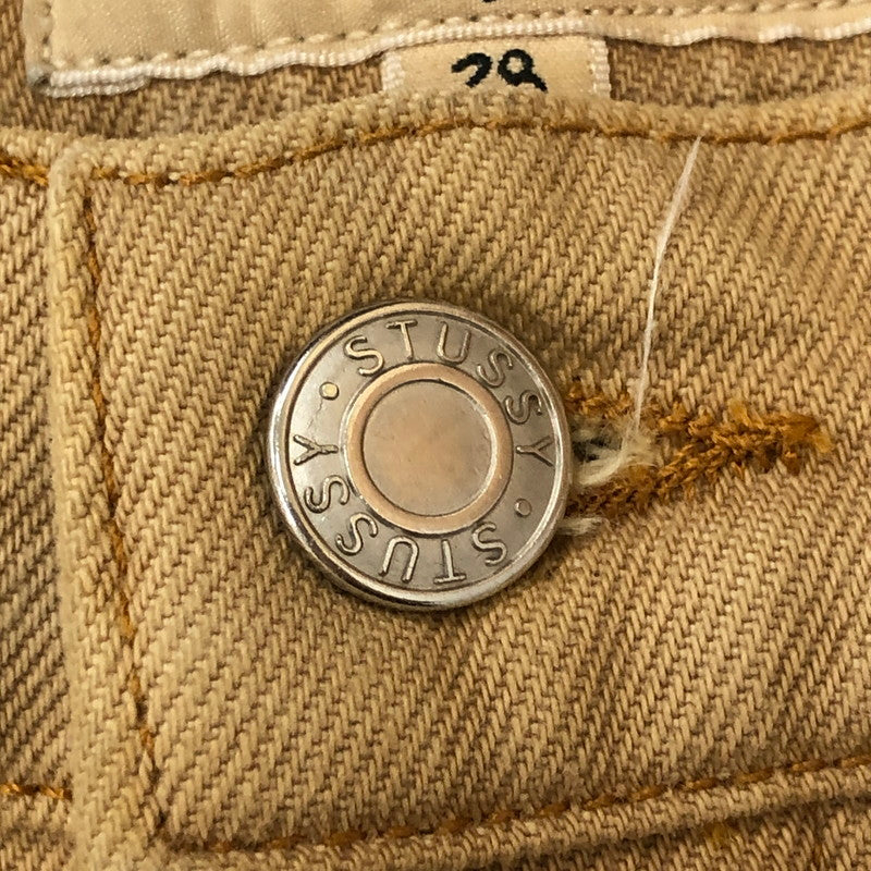 【中古品】【メンズ】 STUSSY ステューシー BIG OL' JEAN DENIM 116599 14.5oz コットンデニム バギーフィット ジーンズ ボトムス カラーデニムパンツ 153-250618-kk-26-fuz サイズ：28 カラー：ベージュ 万代Net店
