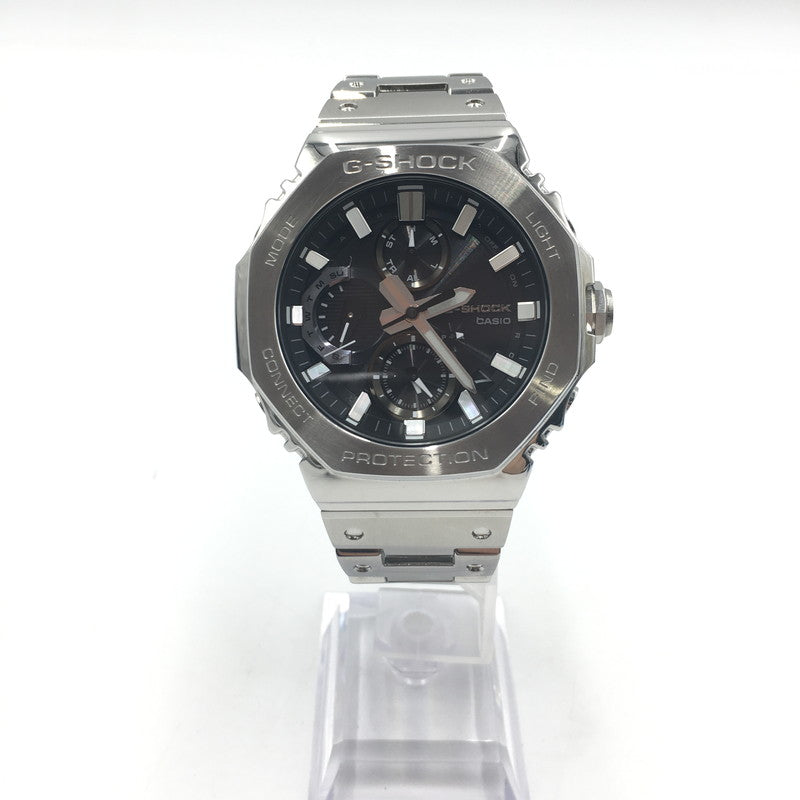 【中古品】【メンズ】 CASIO カシオ G-SHOCK FULL METAL GMC-B2100 SERIES GMC-B2100D-1AJF TOUGHSOLAR ジーショック フルメタル タフソーラー 腕時計 196-250607-kk-08-tei カラー：シルバー 万代Net店