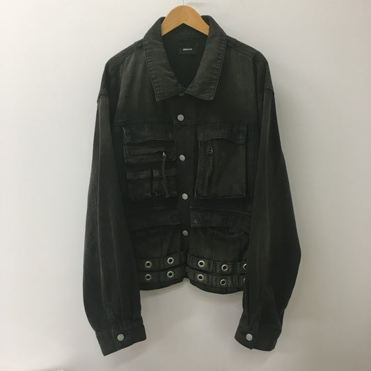【中古品】【メンズ】 BREATH ブレス BLESS DENIM JACKET BR24AW-00001 ブレスデニムジャケット ライトアウター Gジャン 142-250612-KS-06-tei サイズ：L カラー：ブラック 万代Net店