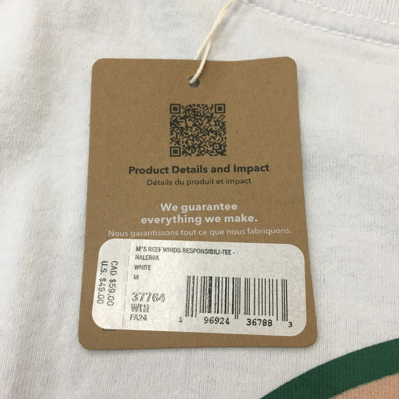 【中古品】【メンズ】 patagonia パタゴニア 24AW REEF WINDS RESPONSIBILI TEE 37764FA24 リーフウィンズ レスポンシビリティ Tシャツ HALEIWA店限定モデル 半袖 トップス 144-250612-KS-12-tei サイズ：M カラー：ブルー 万代Net店