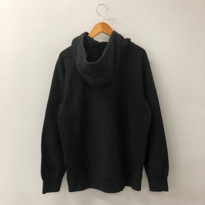 【中古品】【メンズ】 Supreme シュプリーム × COMME des GARCONS コムデギャルソン 別注 コラボ 17SS BOX LOGO HOODED SWEATSHIRT ボックスロゴ フーデッドスウェットシャツ トップス プルオーバーパーカー 149-250731-kk-06-tei サイズ：L カラー：ブラック 万代Net店