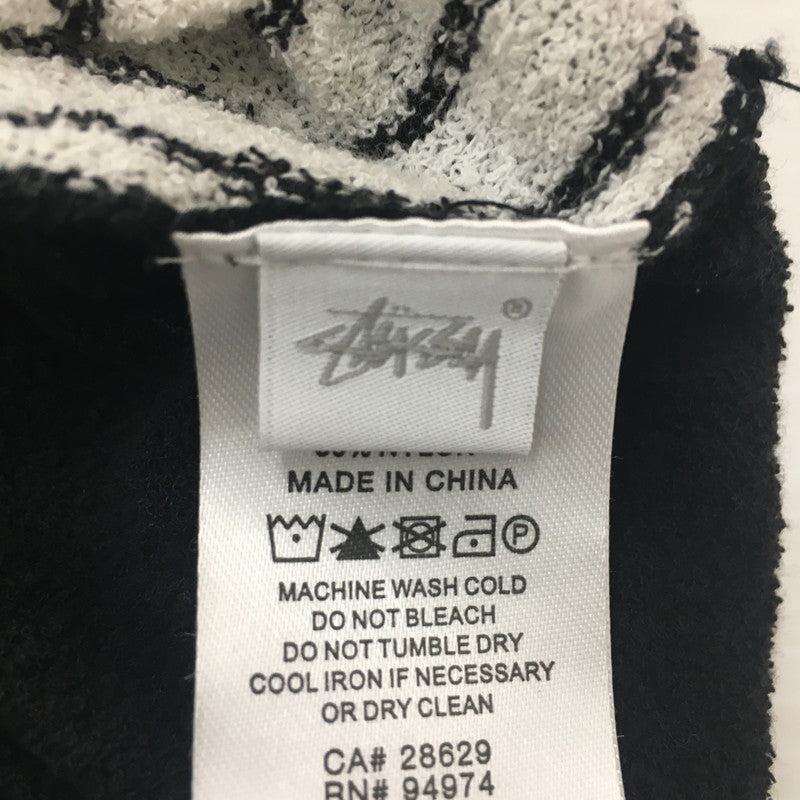【中古品】【メンズ】 STUSSY ステューシー TEXTURED SS POLO SWEATER 117167 テクスチャード ショートスリーブ ポロ セーター トップス 半袖 ポロシャツ 142-250612-KS-05-fuz サイズ：XL カラー：ブラックストライプ 万代Net店