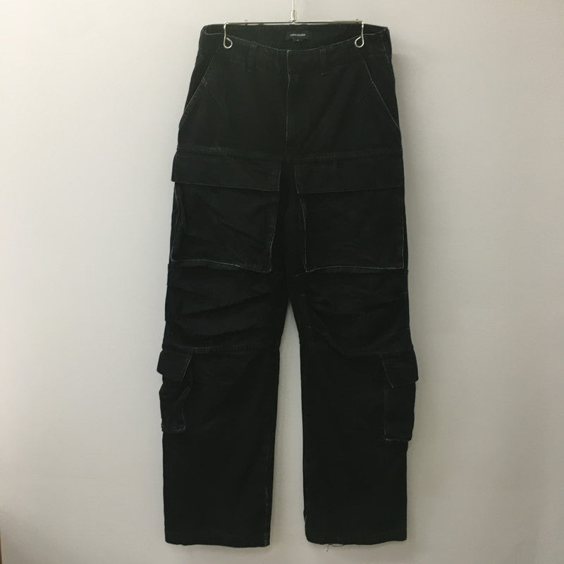 【中古品】【メンズ】 ENTIRE STUDIOS エンタイアスタジオ 24SS HEAVY DENIM CARGO PANTS ES2430MA ヘビー デニム カーゴ パンツ ボトムス 153-250612-KS-15-tei サイズ：M カラー：ブラック 万代Net店