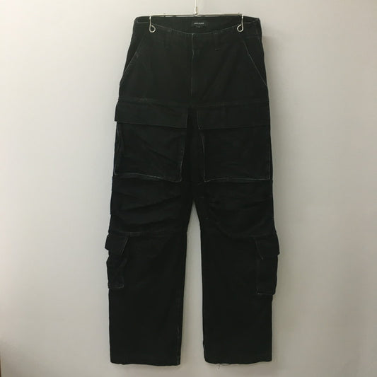 【中古品】【メンズ】 ENTIRE STUDIOS エンタイアスタジオ 24SS HEAVY DENIM CARGO PANTS ES2430MA ヘビー デニム カーゴ パンツ ボトムス 153-250612-KS-15-tei サイズ：M カラー：ブラック 万代Net店