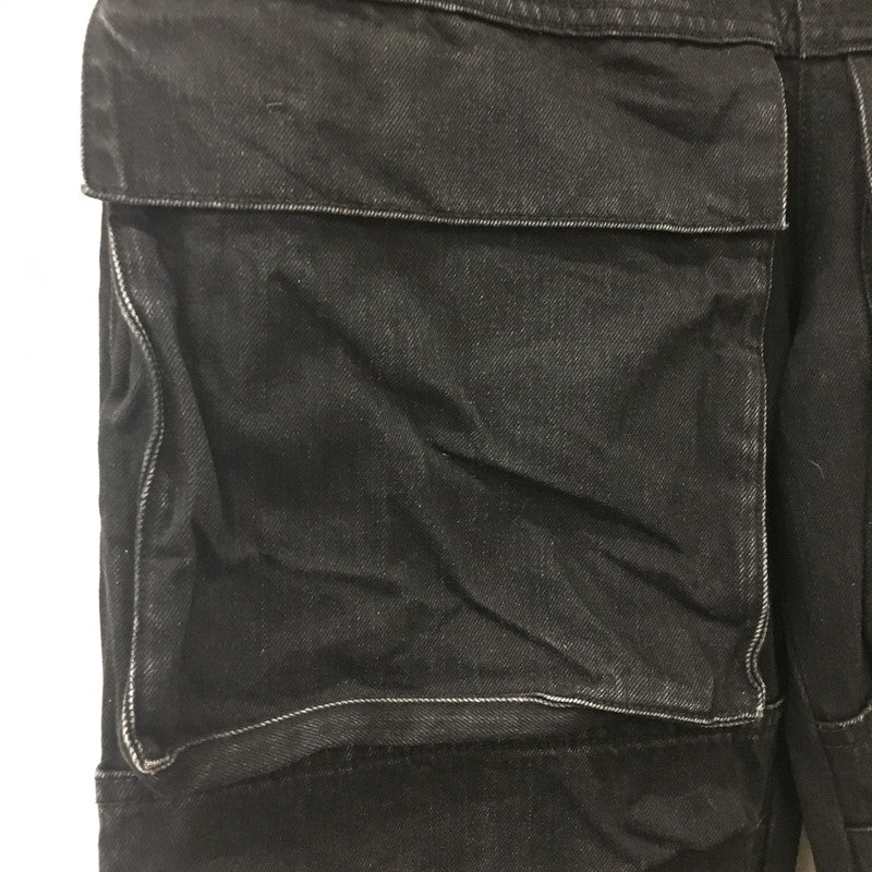 【中古品】【メンズ】 ENTIRE STUDIOS エンタイアスタジオ 24SS HEAVY DENIM CARGO PANTS ES2430MA ヘビー デニム カーゴ パンツ ボトムス 153-250612-KS-15-tei サイズ：M カラー：ブラック 万代Net店