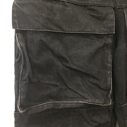 【中古品】【メンズ】 ENTIRE STUDIOS エンタイアスタジオ 24SS HEAVY DENIM CARGO PANTS ES2430MA ヘビー デニム カーゴ パンツ ボトムス 153-250612-KS-15-tei サイズ：M カラー：ブラック 万代Net店
