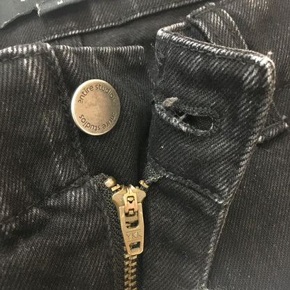【中古品】【メンズ】 ENTIRE STUDIOS エンタイアスタジオ 24SS HEAVY DENIM CARGO PANTS ES2430MA ヘビー デニム カーゴ パンツ ボトムス 153-250612-KS-15-tei サイズ：M カラー：ブラック 万代Net店