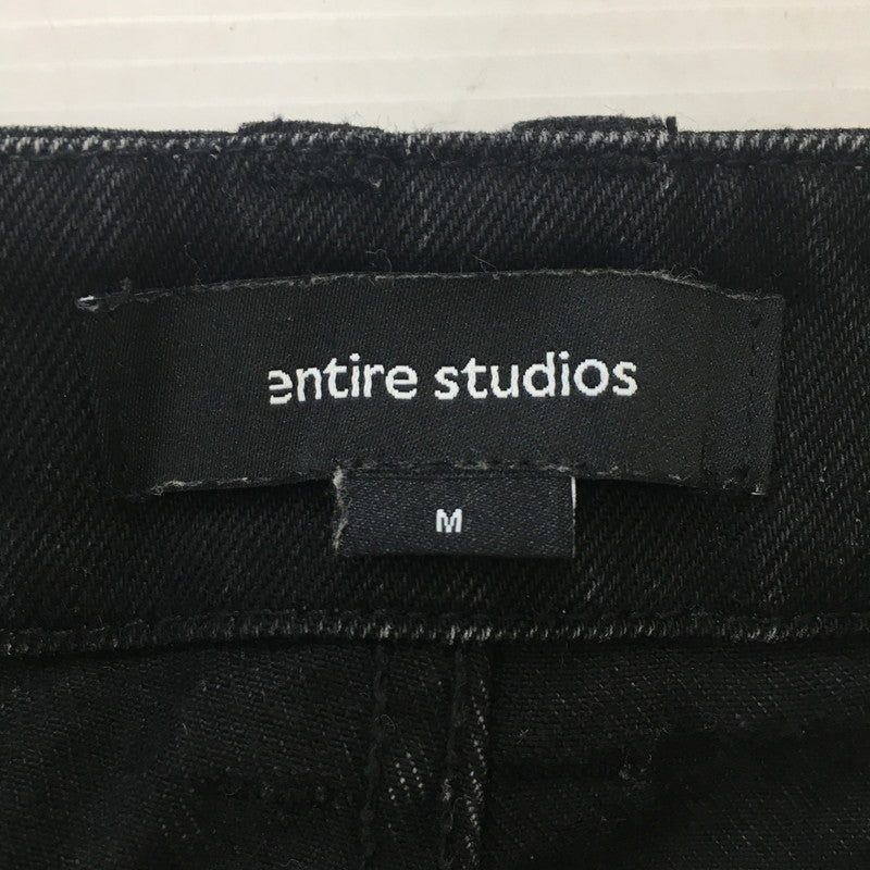 【中古品】【メンズ】 ENTIRE STUDIOS エンタイアスタジオ 24SS HEAVY DENIM CARGO PANTS ES2430MA ヘビー デニム カーゴ パンツ ボトムス 153-250612-KS-15-tei サイズ：M カラー：ブラック 万代Net店