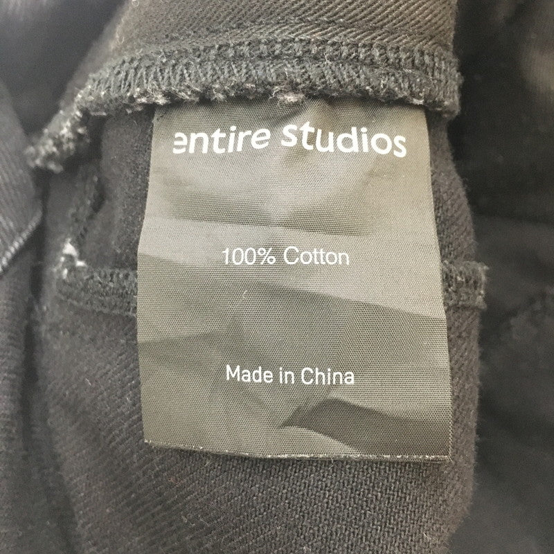 【中古品】【メンズ】 ENTIRE STUDIOS エンタイアスタジオ 24SS HEAVY DENIM CARGO PANTS ES2430MA ヘビー デニム カーゴ パンツ ボトムス 153-250612-KS-15-tei サイズ：M カラー：ブラック 万代Net店