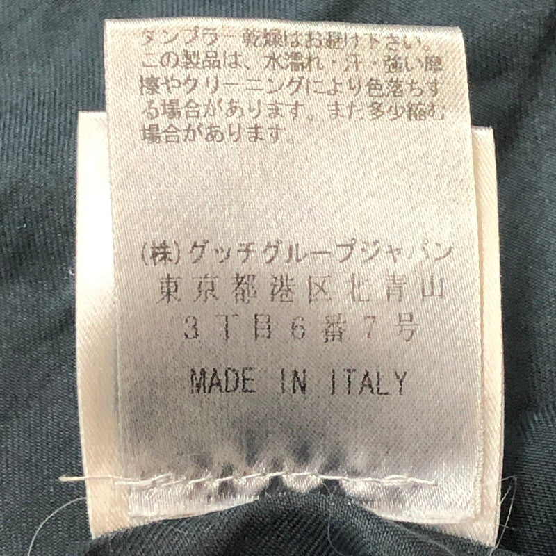 【中古品】【メンズ】 GUCCI グッチ COTTON L/S SHIRT 189474 Z3219 コットン ロングスリーブ シャツ 長袖 トップス カモ柄 141-250616-KS-03-tei サイズ：28 カラー：ネイビー 万代Net店