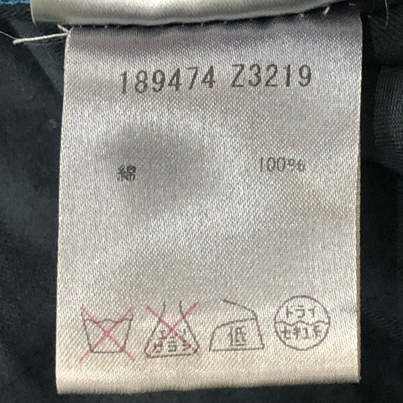 【中古品】【メンズ】 GUCCI グッチ COTTON L/S SHIRT 189474 Z3219 コットン ロングスリーブ シャツ 長袖 トップス カモ柄 141-250616-KS-03-tei サイズ：28 カラー：ネイビー 万代Net店