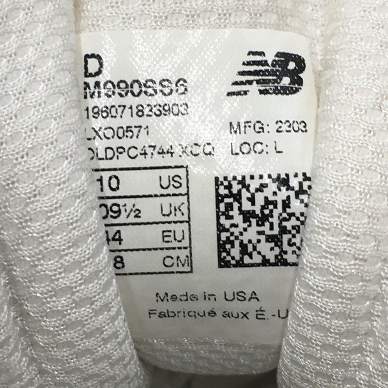 【中古品】【メンズ】 NEW BALANCE ニューバランス 990 V6 M990SS6 MADE IN USA スニーカー 靴 162-250621-kk-07-tei カラー：BEIGE 万代Net店