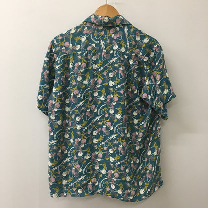 【中古品】【メンズ】 MAHI MAHI RIDER S/S RAYON ALOHA SHIRT マヒマヒライダー レーヨン アロハ ハワイアンシャツ 145-250613-KS-08-fuzh サイズ：S カラー：グリーン 万代Net店