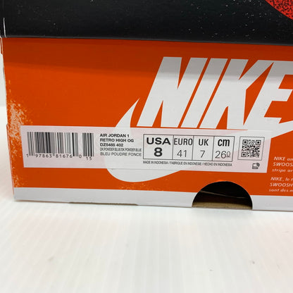 【中古品】【メンズ】 NIKE ナイキ AIR JORDAN 1 RETRO HIGH OG UNC REIMAGINED DZ5485-402 エアジョーダン1 レトロ ハイ スニーカー 靴 シューズ 160-260624-ko-01-tei サイズ：26cm カラー：ブルーホワイト 万代Net店
