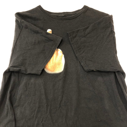 【中古品】【メンズ】 SPENCERS スペンサーズ 90~00's HAND SIGN TEE 90-00年代 ハンドサイン Tシャツ 半袖 トップス 145-250618-kk-20-tei サイズ：L カラー：ブラック 万代Net店