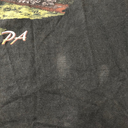 【現状渡し品】【メンズ】 HARLEY DAVIDSON ハーレーダビッドソン 00's BLUE FIRE L/S T-SHIRT 00年代 ブルーファイヤー ロングスリーブ Tシャツ 長袖 トップス 145-250618-kk-18-tei サイズ：3XL カラー：ブラック（色褪せ大） 万代Net店