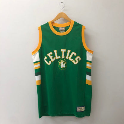 【中古品】【メンズ】 MAJESTIC HARDWOOD CLASSICS マジェスティック ハードウッドクラシックス 90's NBA BOSTON CELTICS GAME SHIRT 90年代 ボストン・セルティックス ゲームシャツ トップス 145-250618-kk-12-tei サイズ：表記消え 下記参照 カラー：グリーン 万代Net店