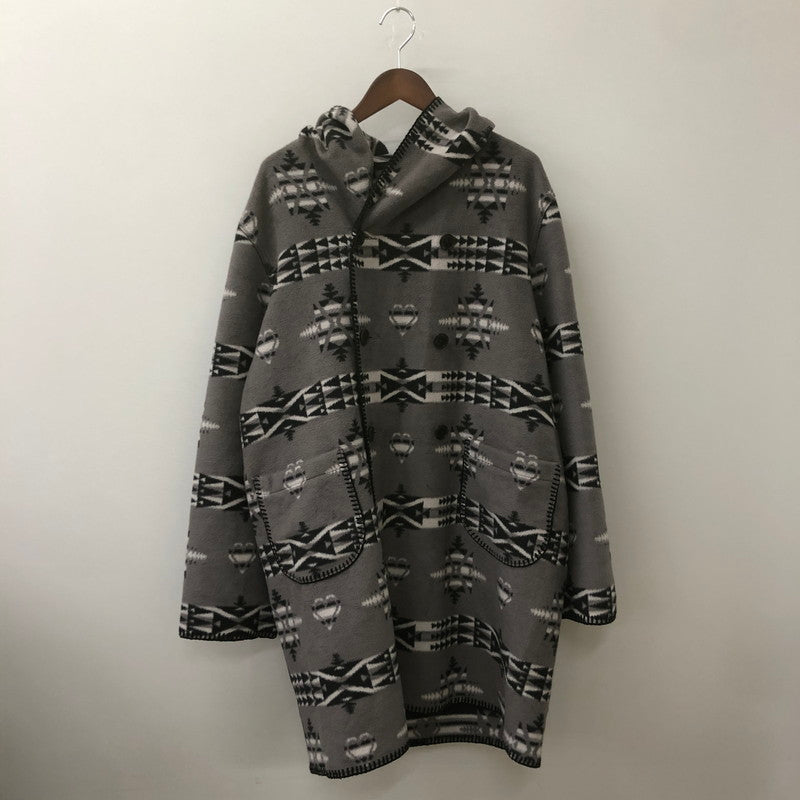【中古品】【メンズ】 BY GLADHAND バイグラッドハンド 20AW REVERSIBLE BLANKET HOODED COAT BYGH-20-AW-14 リバーシブル ブランケット フーデッドコート アウター 142-250618-kk-07-tei サイズ：L カラー：グレー 万代Net店