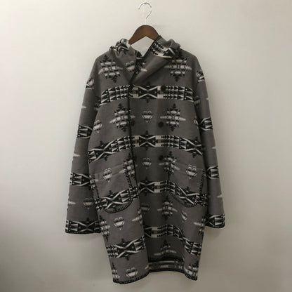 【中古品】【メンズ】 BY GLADHAND バイグラッドハンド 20AW REVERSIBLE BLANKET HOODED COAT BYGH-20-AW-14 リバーシブル ブランケット フーデッドコート アウター 142-250618-kk-07-tei サイズ：L カラー：グレー 万代Net店