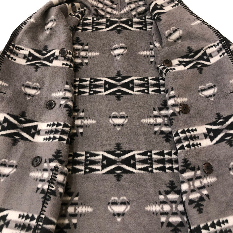 【中古品】【メンズ】 BY GLADHAND バイグラッドハンド 20AW REVERSIBLE BLANKET HOODED COAT BYGH-20-AW-14 リバーシブル ブランケット フーデッドコート アウター 142-250618-kk-07-tei サイズ：L カラー：グレー 万代Net店