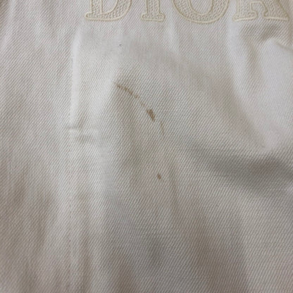 【中古品】【メンズ】 Christian Dior クリスチャンディオール 21SS LOGO EMBROIDERED DENIM JACKET 013D488C240X ロゴ 刺繍 デニムジャケット ライトアウター 141-250622-KS-04-tei サイズ：44 カラー：ホワイト 万代Net店