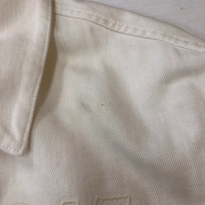 【中古品】【メンズ】 Christian Dior クリスチャンディオール 21SS LOGO EMBROIDERED DENIM JACKET 013D488C240X ロゴ 刺繍 デニムジャケット ライトアウター 141-250622-KS-04-tei サイズ：44 カラー：ホワイト 万代Net店