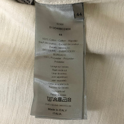【中古品】【メンズ】 Christian Dior クリスチャンディオール 21SS LOGO EMBROIDERED DENIM JACKET 013D488C240X ロゴ 刺繍 デニムジャケット ライトアウター 141-250622-KS-04-tei サイズ：44 カラー：ホワイト 万代Net店