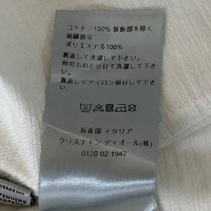【中古品】【メンズ】 Christian Dior クリスチャンディオール 21SS LOGO EMBROIDERED DENIM JACKET 013D488C240X ロゴ 刺繍 デニムジャケット ライトアウター 141-250622-KS-04-tei サイズ：44 カラー：ホワイト 万代Net店