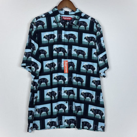 【中古品】【メンズ】 24SS DAMIEN HIRST S/S SHIRT ダミアン ハースト ショートスリーブ シャツ 半袖 トップス 149-251224-yo-01-fuzh サイズ：L カラー：ブラック 万代Net店