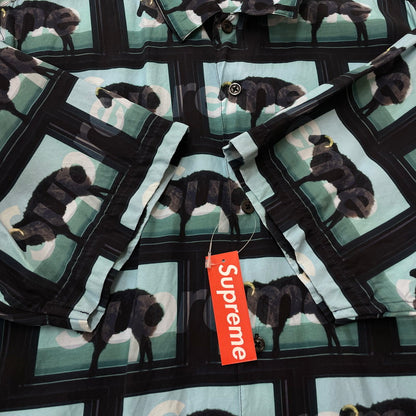 【中古品】【メンズ】 24SS DAMIEN HIRST S/S SHIRT ダミアン ハースト ショートスリーブ シャツ 半袖 トップス 149-251224-yo-01-fuzh サイズ：L カラー：ブラック 万代Net店