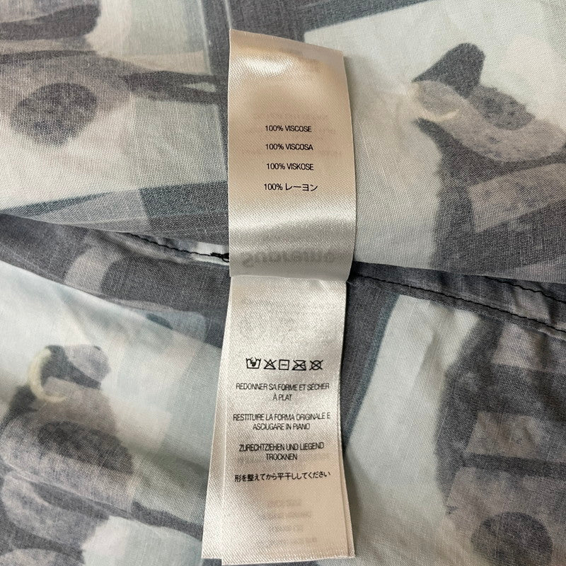 【中古品】【メンズ】 24SS DAMIEN HIRST S/S SHIRT ダミアン ハースト ショートスリーブ シャツ 半袖 トップス 149-251224-yo-01-fuzh サイズ：L カラー：ブラック 万代Net店