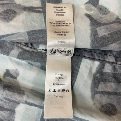 【中古品】【メンズ】 24SS DAMIEN HIRST S/S SHIRT ダミアン ハースト ショートスリーブ シャツ 半袖 トップス 149-251224-yo-01-fuzh サイズ：L カラー：ブラック 万代Net店