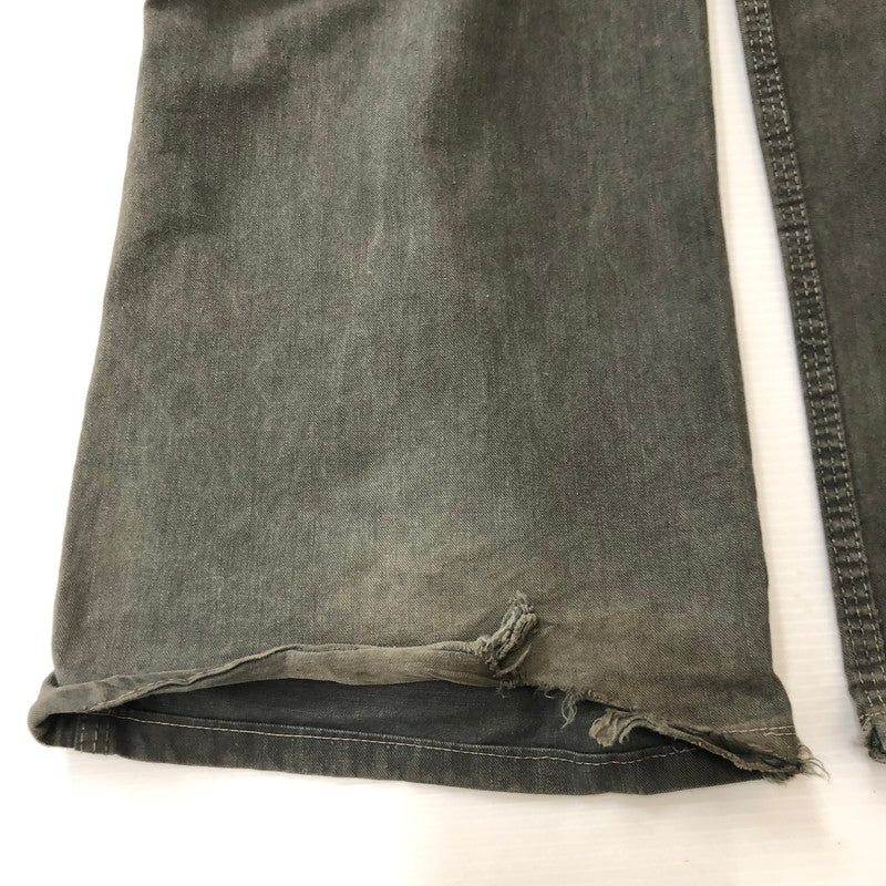 【現状渡し品】【メンズ】 Lee リー 70's DENIM OVERALL VINTAGE 70年代 オーバーオール 刺繍MRタグ ボトムス パンツ ヴィンテージ 145-250621-yo-25-tei サイズ：サイズ不明 カラー：グレー系 万代Net店