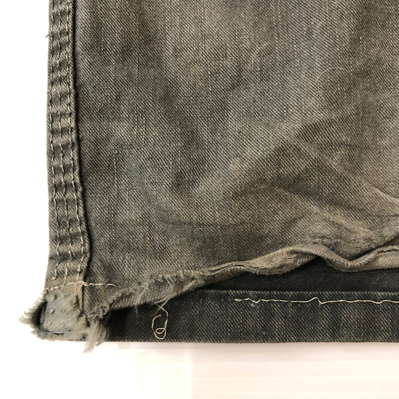 【現状渡し品】【メンズ】 Lee リー 70's DENIM OVERALL VINTAGE 70年代 オーバーオール 刺繍MRタグ ボトムス パンツ ヴィンテージ 145-250621-yo-25-tei サイズ：サイズ不明 カラー：グレー系 万代Net店