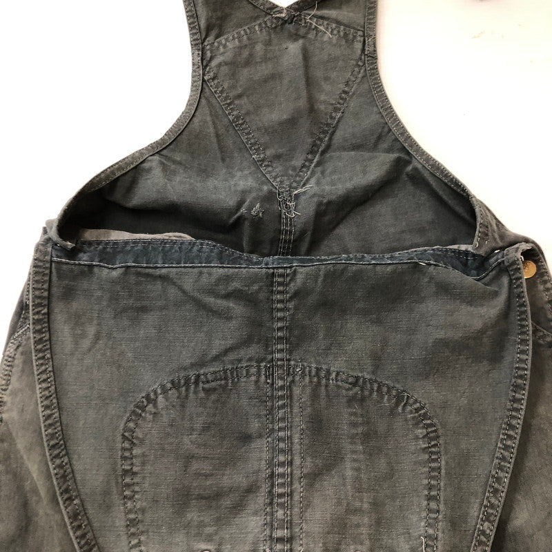 【現状渡し品】【メンズ】 Lee リー 70's DENIM OVERALL VINTAGE 70年代 オーバーオール 刺繍MRタグ ボトムス パンツ ヴィンテージ 145-250621-yo-25-tei サイズ：サイズ不明 カラー：グレー系 万代Net店
