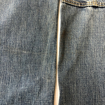 【中古品】【メンズ】 PLATINUM FUBU プラチナムフブ × HARLEM GLOBETROTTERS ハーレム グローブトロッターズ 別注 コラボ BAGGY DENIM PANTS バギー デニム パンツ ボトムス 158-250621-yo-30-tei サイズ：W48 L34 カラー：インディゴ 万代Net店